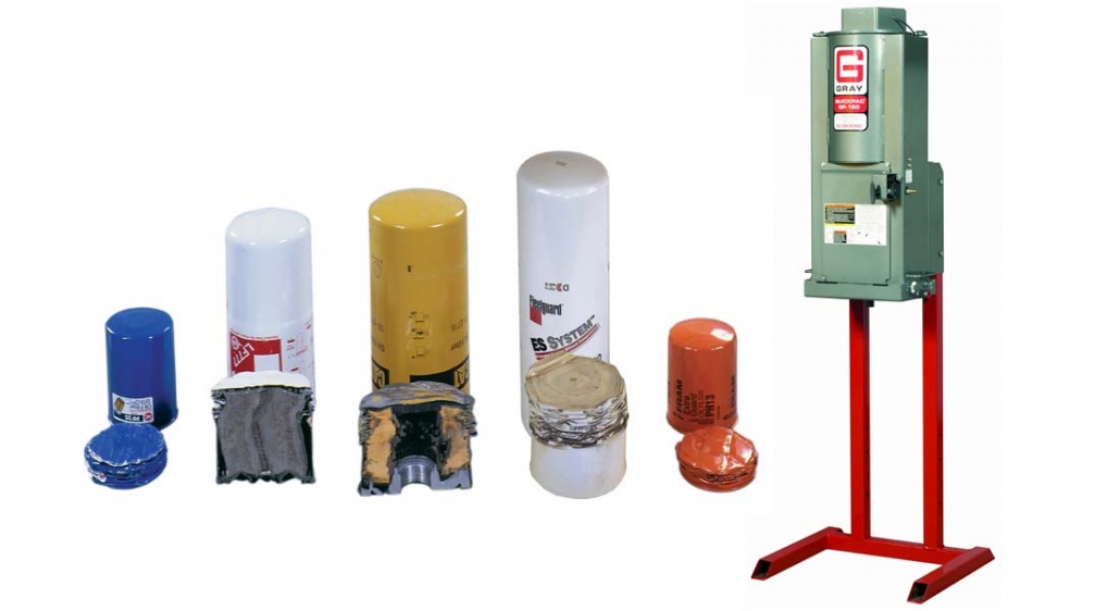 QP160 Oil Filter Crusher GRAY TOOLS